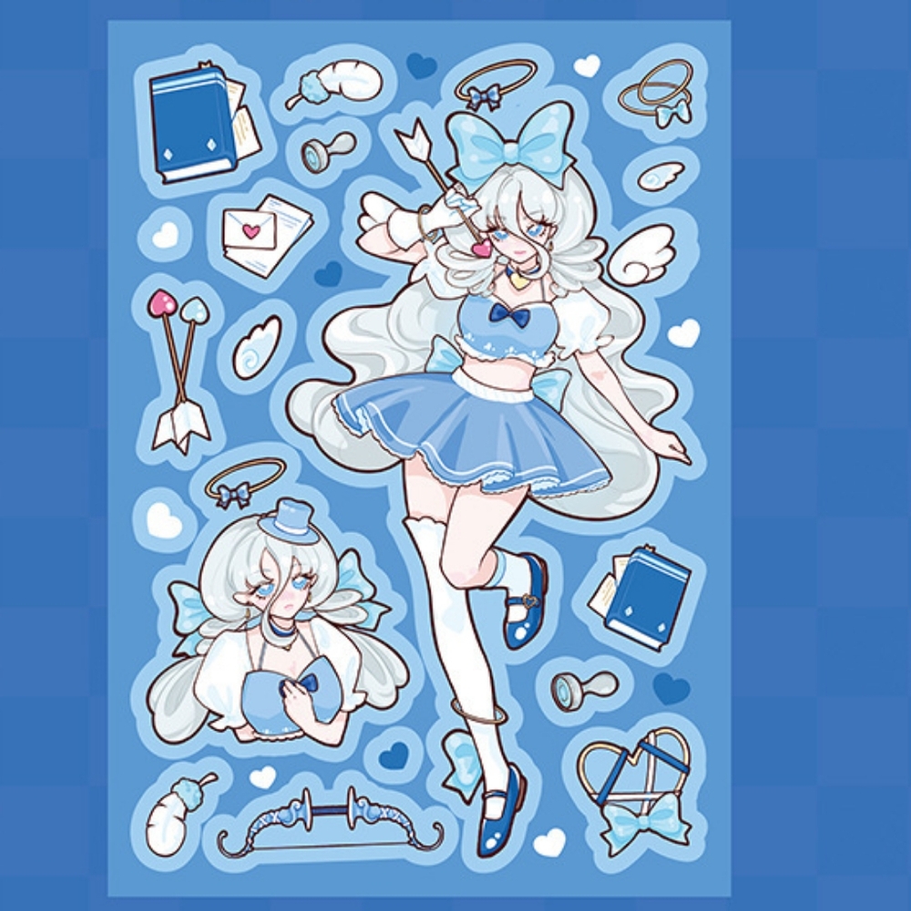 Anime Sticker Sheet (NWT) - Picture 3 of 4